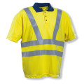 Polo de seguridad, camisas de polo color brillante, camisetas de polo amarillo de seguridad